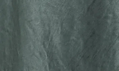 Eileen Fisher Crinkled Satin Midi Skirt In Green