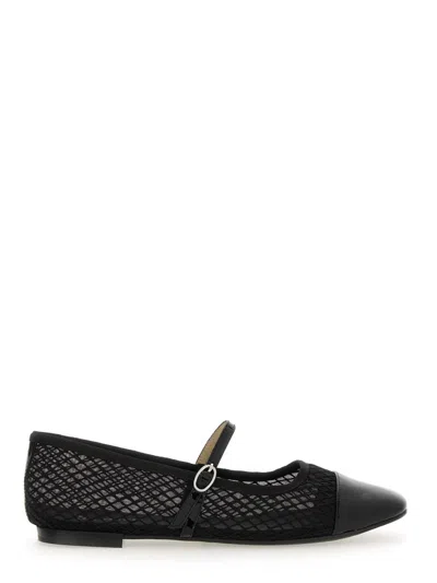 Repetto Mesh Ballet Flats In Gold