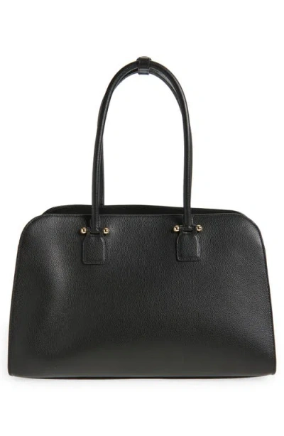 Strathberry Maxi Georgia Leather Tote In Black