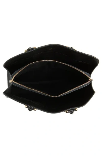 Strathberry Maxi Georgia Leather Tote In Black