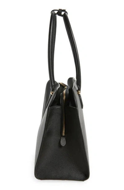 Strathberry Maxi Georgia Leather Tote In Black