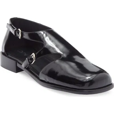 Jeffrey Campbell Dweezil Monk Strap Flat In Black