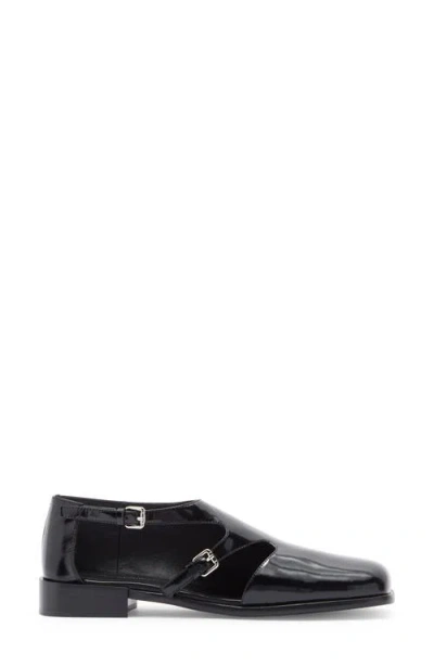 Jeffrey Campbell Dweezil Monk Strap Flat In Black