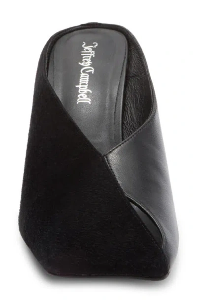 Jeffrey Campbell Hoof It Mule In Black