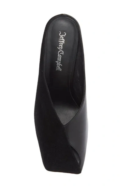 Jeffrey Campbell Hoof It Mule In Black