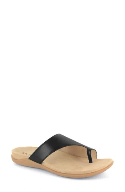 Strive Capri Iii Toe Loop Sandal In Black