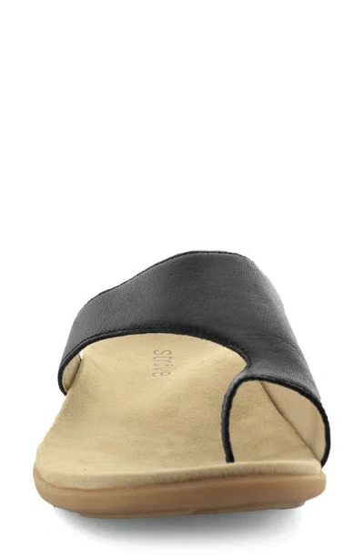 Strive Capri Iii Toe Loop Sandal In Black