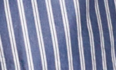 Billy T Juliet Lace & Ruffle Cotton Blend Top In Blue