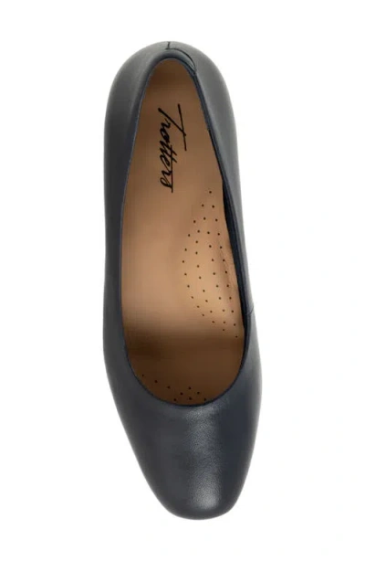 Trotters Extra Wide Width Denisse Pump In Blue