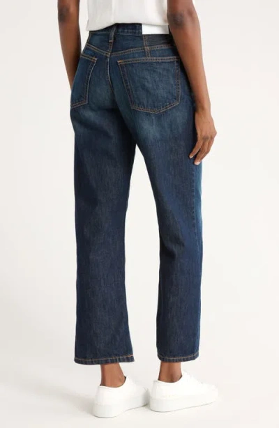 Re/done The Ollie High Rise Jeans In Barely Worn Flow In Blue