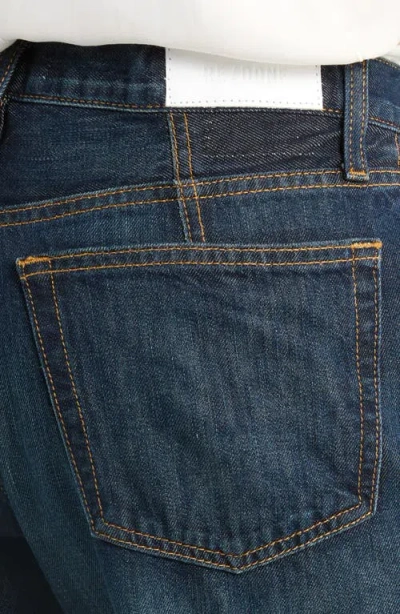 Re/done The Ollie High Rise Jeans In Barely Worn Flow In Blue