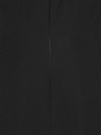 Rotate Birger Christensen Long-sleeve Mini Dress In Black