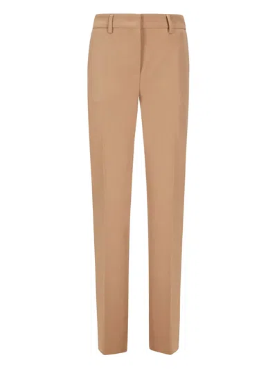 Alberto Biani Dart-detail Side-pocket Trousers In Brown