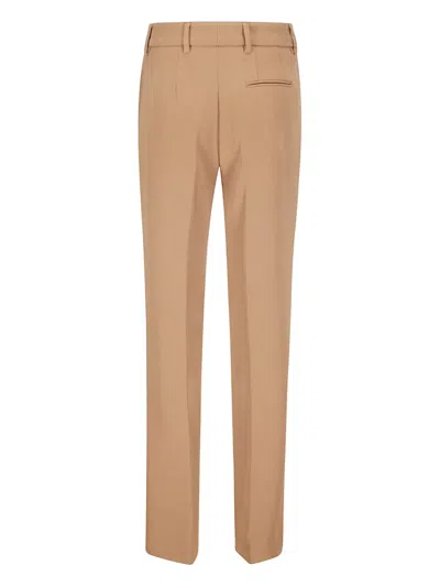 Alberto Biani Dart-detail Side-pocket Trousers In Brown