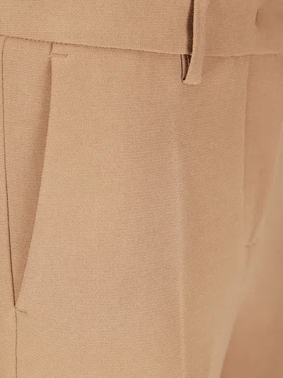 Alberto Biani Dart-detail Side-pocket Trousers In Brown