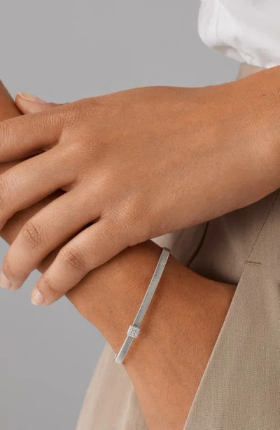 Marco Bicego 18k White Gold & Diamond Masai Medium Stackable Bracelet