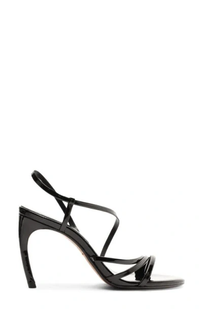Schutz Annie Curve Heeled Sandal In Black, Women's At Urban Outfitters In Black
