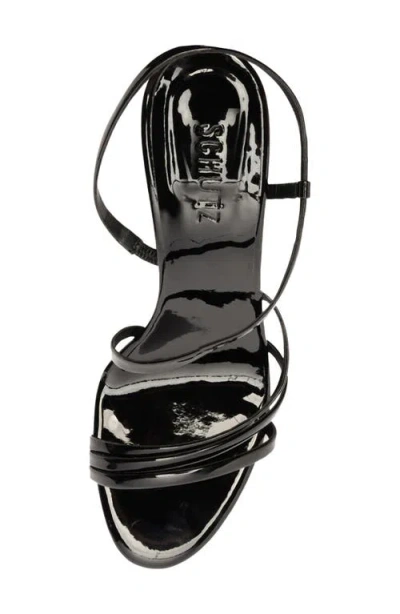 Schutz Annie Curve Heeled Sandal In Black, Women's At Urban Outfitters In Black