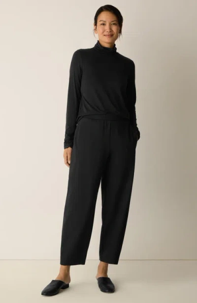 Eileen Fisher Women's Ankle Length Lantern Pull-on Pants In Black