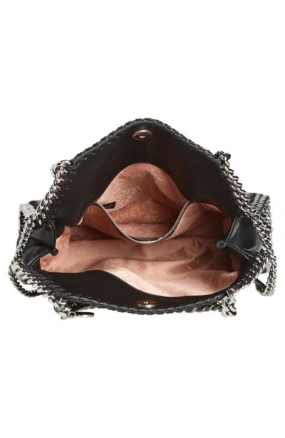 Stella Mccartney Falabella Studded Chain-trim Vegan Leather Tote Bag In Black