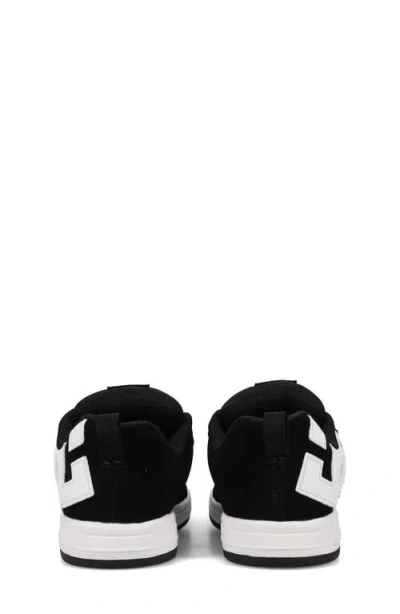 Dc Shoes Kids' Court Graffik Sneaker In Black