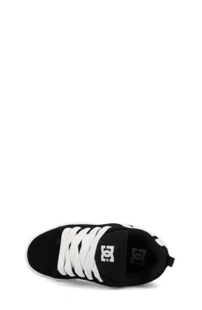 Dc Shoes Kids' Court Graffik Sneaker In Black