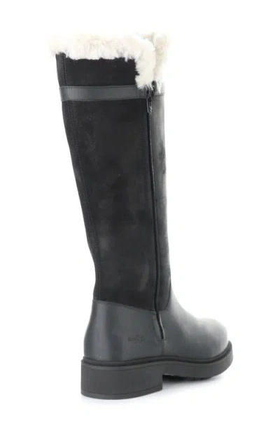 Bos. & Co. Neva Waterproof Genuine Shearling Boot In Black