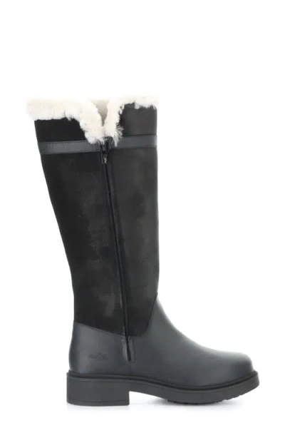 Bos. & Co. Neva Waterproof Genuine Shearling Boot In Black
