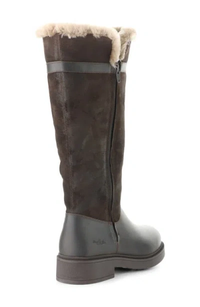 Bos. & Co. Neva Waterproof Genuine Shearling Boot In Brown