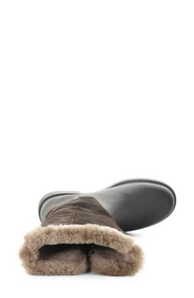 Bos. & Co. Neva Waterproof Genuine Shearling Boot In Brown