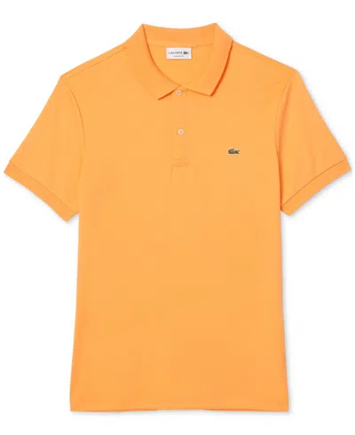 Lacoste Men's Regular Fit Pima Cotton Polo - 3xl - 8 In Orange