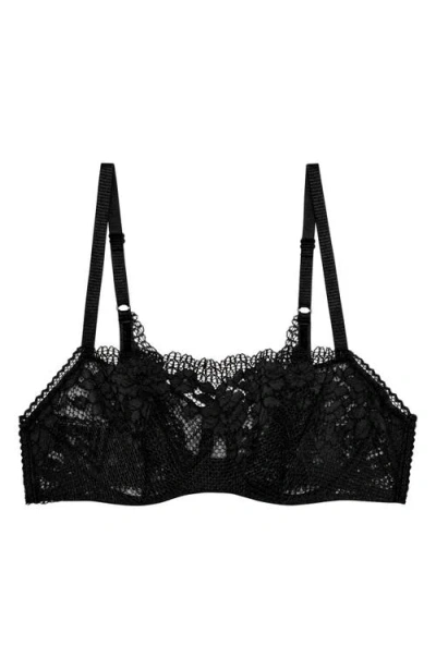 Passionata Nina Underwire Square Neck Bra In Black | ModeSens