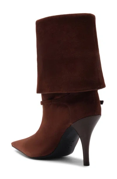 Schutz Rudy Stiletto Boot In Brown