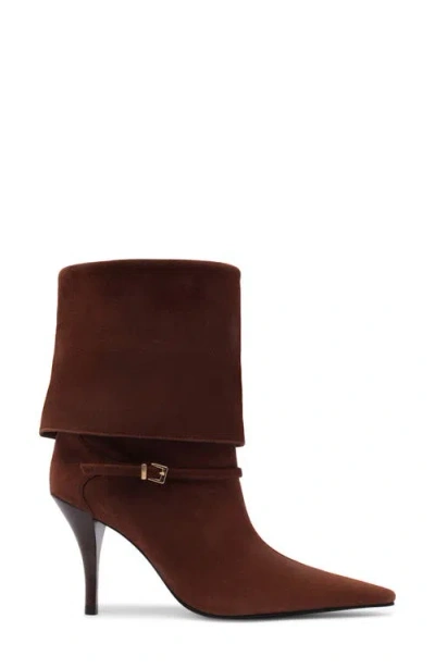 Schutz Rudy Stiletto Boot In Brown