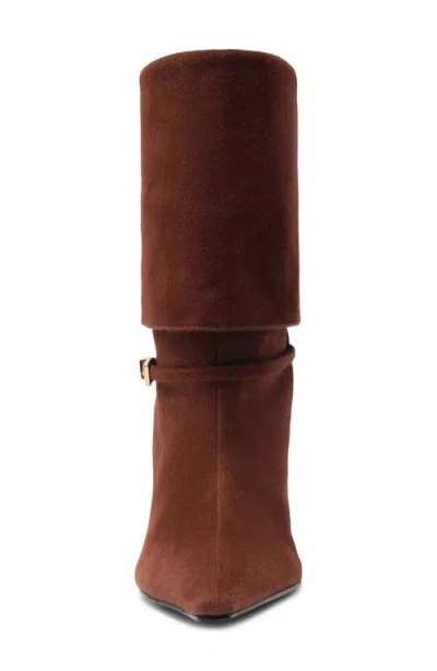 Schutz Rudy Stiletto Boot In Brown