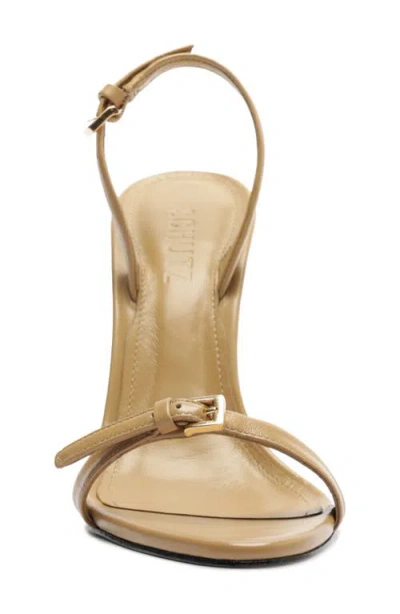 Schutz Aurora Slingback Sandal In Nude