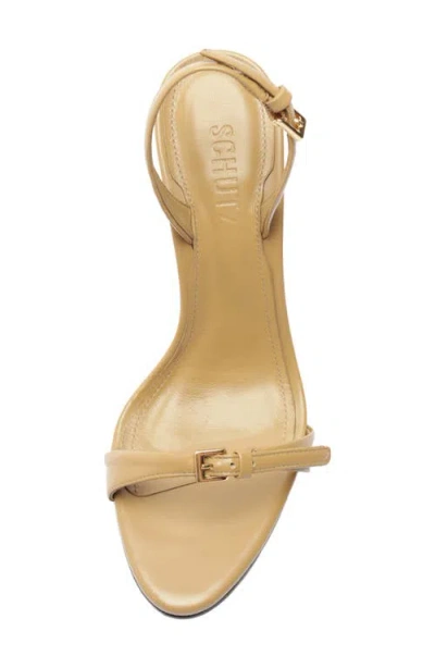 Schutz Aurora Slingback Sandal In Nude