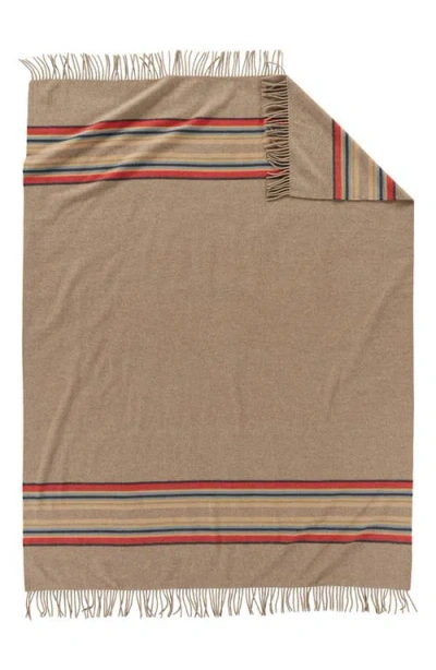 Pendleton 5th Avenue Throw Blanket In Brown