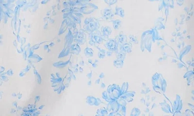 Eileen West Sleeveless Cotton Lawn Ballet Nightgown In Blue