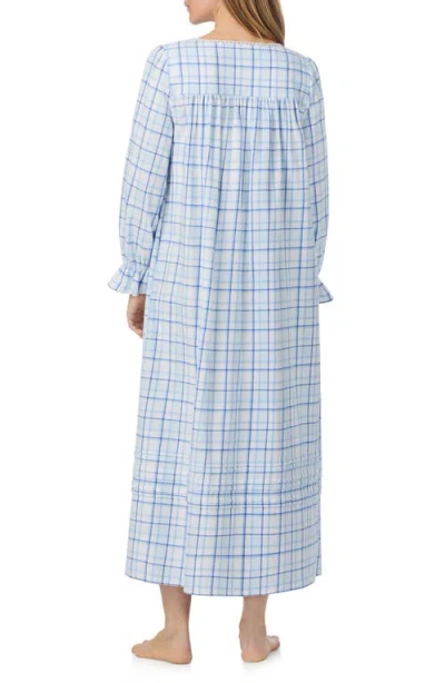 Eileen West Women's Long Sleeve Ballet Nightgown In Blue