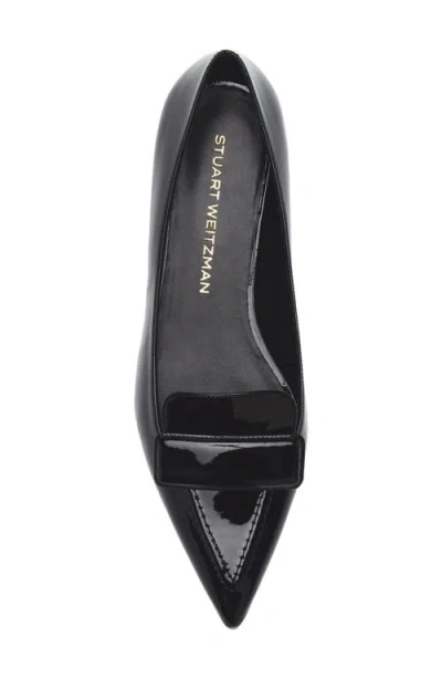 Stuart Weitzman Sovinnie Flat In Black
