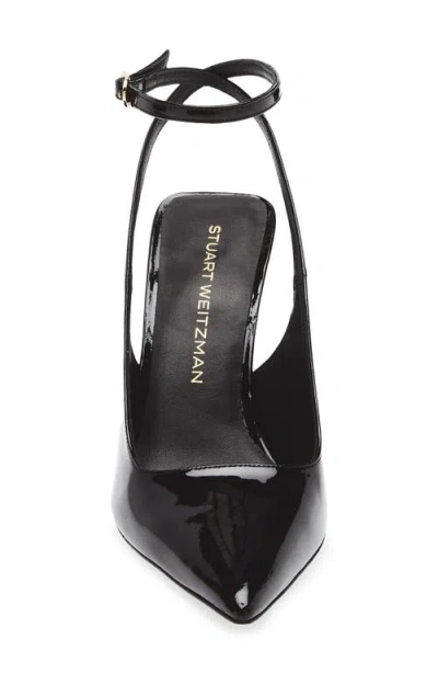 Stuart Weitzman 85mm Vinnie Strap Pump In Black
