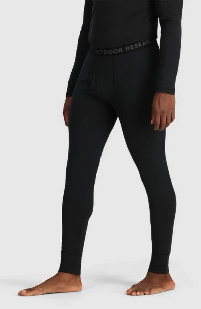 Outdoor Research Alpine Onset 150 Merino Wool Blend Base Layer Pants In Black