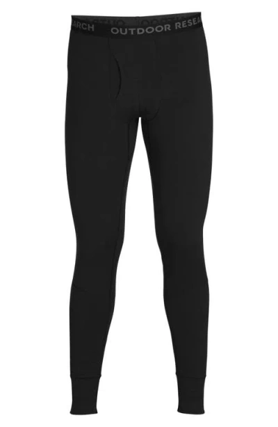 Outdoor Research Alpine Onset 150 Merino Wool Blend Base Layer Pants In Black