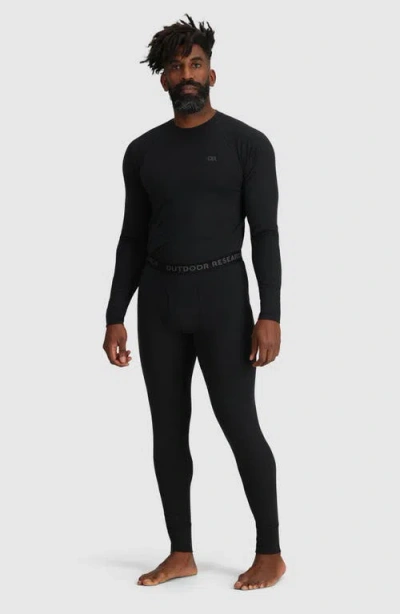 Outdoor Research Alpine Onset 150 Merino Wool Blend Base Layer Pants In Black