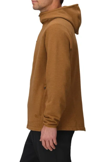 Outdoor Research Crescent Fleece Hooded Jacket In Brown