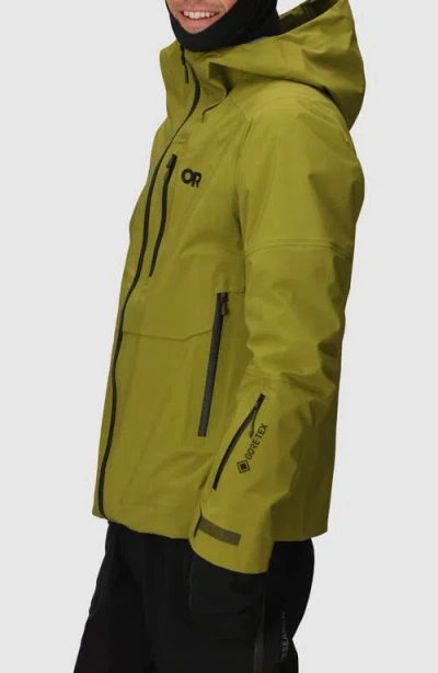 Outdoor Research Hemispheres Team Gore-tex® Waterproof Jacket In Green