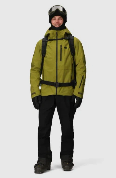 Outdoor Research Hemispheres Team Gore-tex® Waterproof Jacket In Green