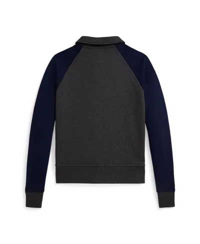 Polo Ralph Lauren Ralph Lauren Logo Fleece Jacket In Black