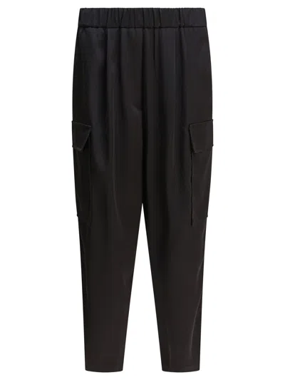 Semper Trousers Blue In Black